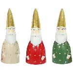 Zaunhocker Santa Kanu, Metall, 10x10x26 cm