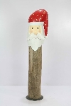 Santa Kanu, Holz/Metall, 14x12x57 cm