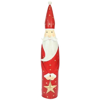 Santa Kanu, rot, Metall, 13x11x64 cm