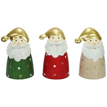 Zaunhocker Santa Kanu, Metall, 11x10x17 cm