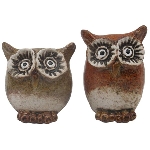 Eule Marta, Stoneware, 4,5x4,5x5 cm, 4x4x6 cm