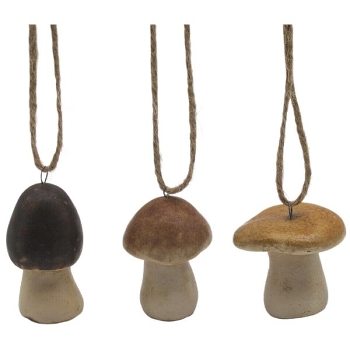 Pilzhänger Marta, Stoneware, 3x3x5,2 cm
