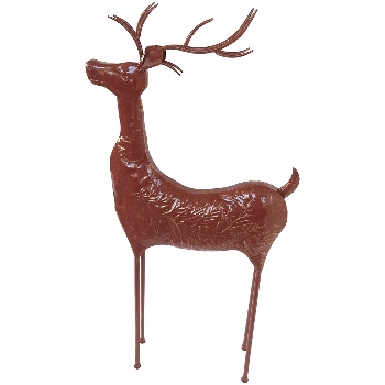 Rentier ArtFerro, rot, Metall, 68,5x18x138 cm