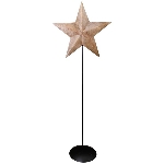 Stern mit Stab Dost, Holz/Metall, 50x30x126 cm