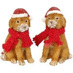 Hund Lilian, Polyresin, 4,5x3,5x7 cm
