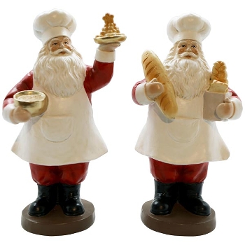 Santa Claus Koch Lilian, Polyresin, 13,5x10x24,5 cm