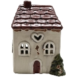LED Haus Chrissie, Dolomite, 6,4x7,1x9,8 cm