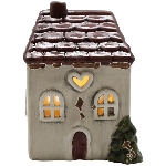 LED Haus Chrissie, Dolomite, 6,4x7,1x9,8 cm
