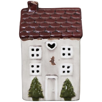 LED Haus Chrissie, Dolomite, 8,1x9,5x15,7 cm