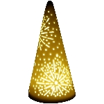 Xmastree Blanche, Porzellan, 7,8x7,8x16,5 cm