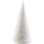 Xmastree Blanche, Porzellan, 10x10x22 cm