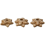 LebkuchenKerzenhalter Gingerbread, Dolomite, 9,5x9x3,4 cm