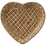 HerzLebkuchenTablett Gingerbread, Dolomite, 14,7x14,7x2,3 cm