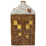 LebkuchenHaus mit LED Gingerbread, Dolomite, 9x6,6x16 cm