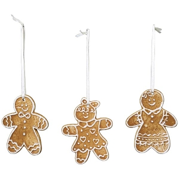 LebkuchenHänger Gingerbread, Dolomite, 9,3x0,5x7 cm
