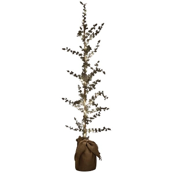 TannenBaum mit LEDs ArtificialNature, grün, PE, 20x20x130 cm