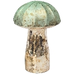 Pilz Vitreous, grün, Glas, 6,5x6,5x9,5 cm