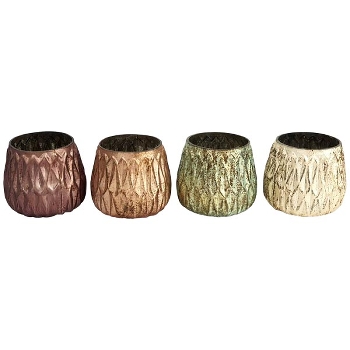 Windlicht Vitreous, Glas, 9,5x9,5x8,5 cm