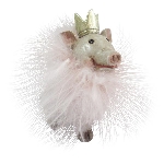 Schwein Lilian, pink, Polyresin, 4,5x6,5x7 cm