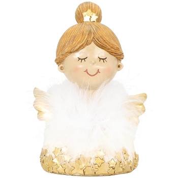 Engel Lilian, Polyresin, 11,5x6x16 cm
