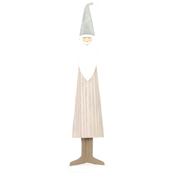 Santa Teal, grau, Metall, 10,2x10,2x45 cm