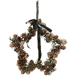SternHänger Aride, natur, Zapfen, 28x5,5x28 cm