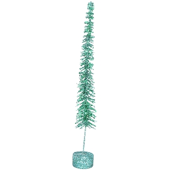 TannenBaum mit Glitter GlinT, grün, Plastik/MDF, 5,5x5,5x42 cm