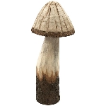 Pilz Aride, natur, Holz, 15x15x35 cm
