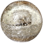 LED Kugel Lumière, silber, Glas, 10x10x9,5 cm
