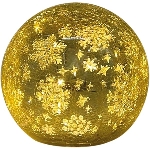 LED Kugel Lumière, silber, Glas, 12x12x11,5 cm