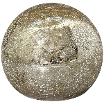 LED Kugel Lumière, silber, Glas, 15x15x14,5 cm