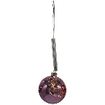 LED KugelHänger Lumière, lila, Glas, 15x15x14,5 cm