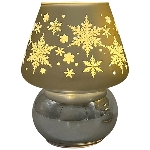 LED Licht Lumière, gold, Glas, 14,5x14,5x19 cm