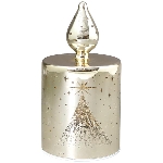LED Licht Lumière, gold, Glas, 7,5x7,5x15 cm