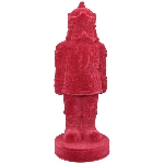 Soldat SAMT, rot, Kunststoff, 11,5x11,5x31 cm