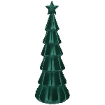 Tannenbaum SAMT, grün, Kunststoff, 26x26x76 cm