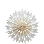 Hänger PaperART, weiß, Papier, 15x15 cm