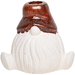 Kerzenhalter Chrissie, Keramik, 11,6x8,6x10,5 cm