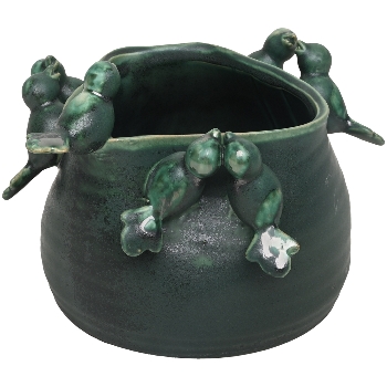 Topf Chrissie, Keramik, 15,7x14,2x12,2 cm