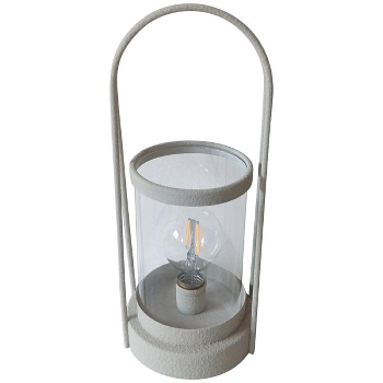 LED Lampe Dazz, Metall, 12,5x12,5x31,5 cm
