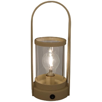 LED Lampe Dazz, Metall, 12,5x12,5x31,5 cm