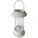 LED Lampe Dazz, Metall, 18x18x42,5 cm