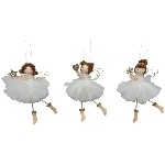 Engelhänger Lanky, Polyester/Stoff, 17 cm