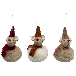 Anhänger Maus Lanky, Polyester/Stoff, 11 cm