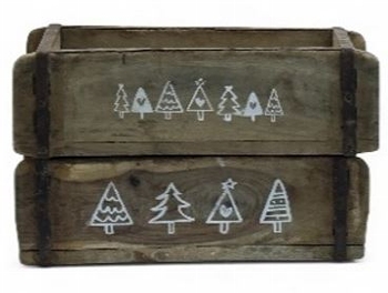 Kisten Dost, Holz, 32x14x9 cm